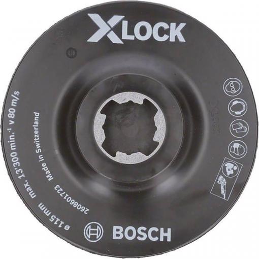 Opěrný talíř X-LOCK SCM se středovým kolíkem, 115 mm Bosch Accessories 2608601723
