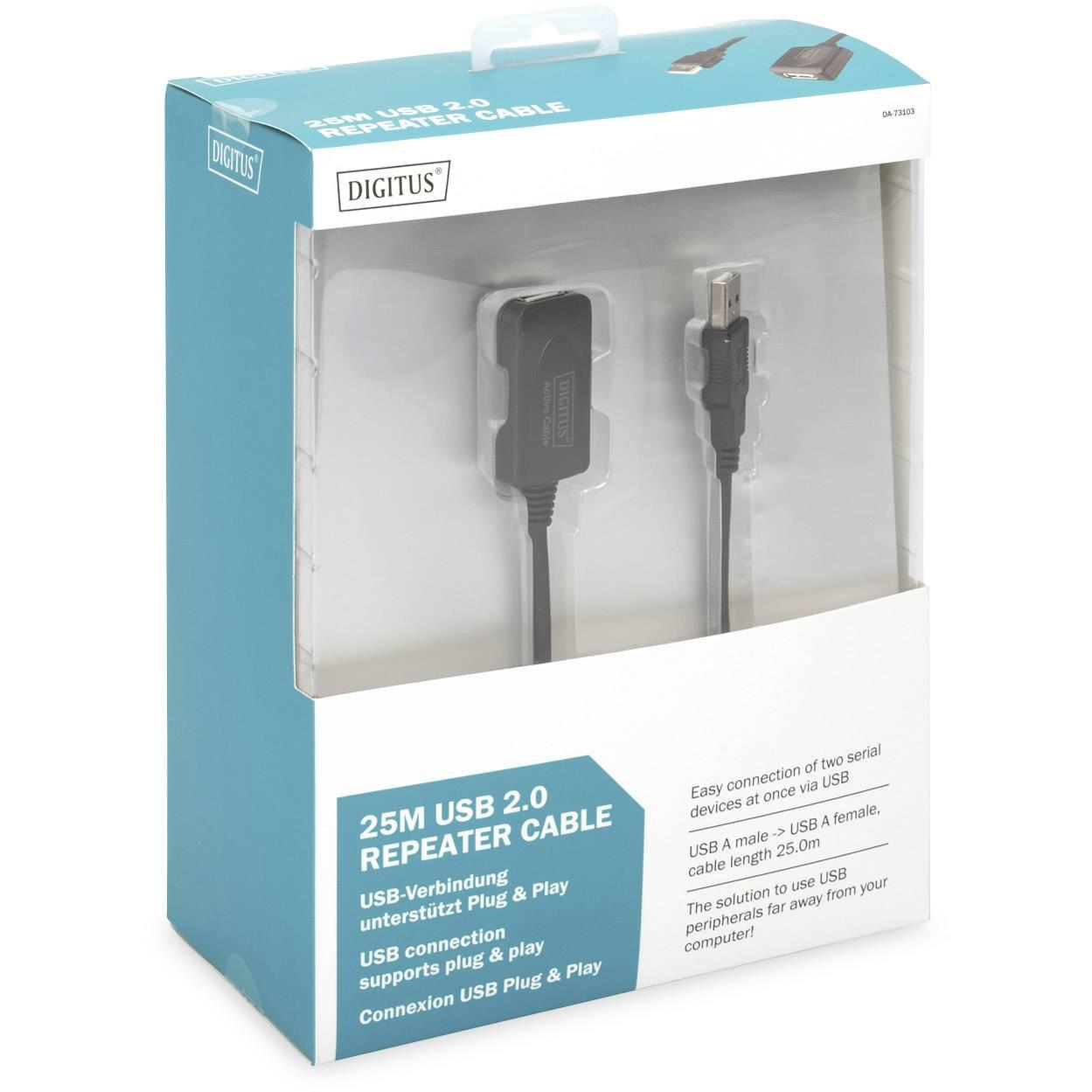 DIGITUS AB-50001-1 DIGITUS USB 2.0 Hub 4-Port 4 x USB A/F