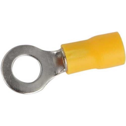 Kabelové oko 5,3 mm, žluté (RV 5,5-5)