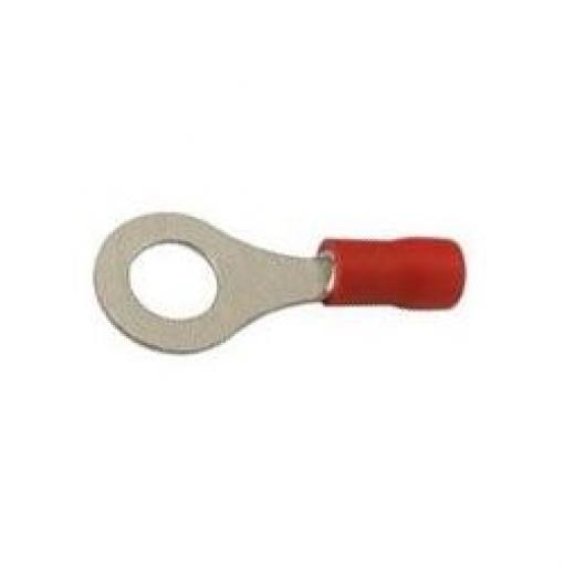 Oko kabelové 6,5mm červené (RV 1,25-6)