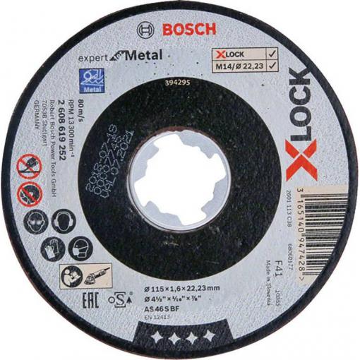 Bosch Accessories Bosch Best for Metal - Schneidscheibe - für Metall 2608619252 řezný kotouč rovný 115 mm 1 ks kov