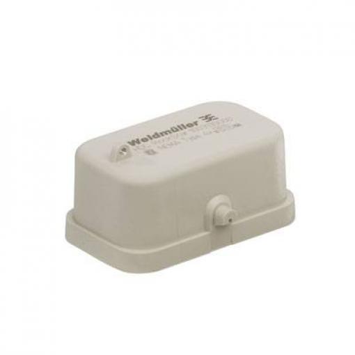 HDC enclosures, Size: HQ, Protection degree: IP 65, Cover for lower part of housing, Side-locking clamp on lower side, Standard HDC HQP DMD 2BO Weidmüller