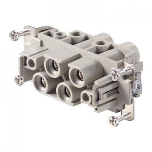 HDC insert, Female, 830 V, 80 A, No. of poles: 4, Screw connection, Size: 6