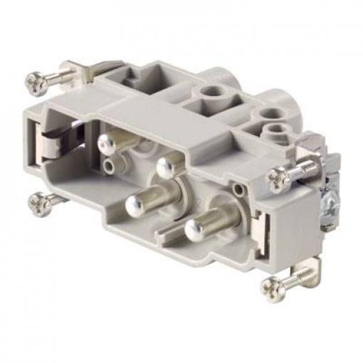 HDC insert, Male, 830 V, 80 A, No. of poles: 4, Screw connection, Size: 6