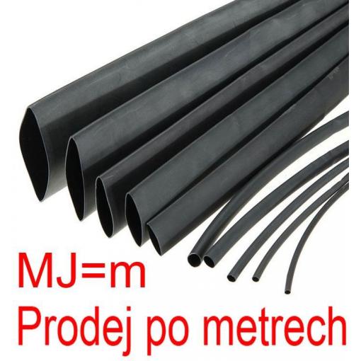 Smršťovací bužírka 40/20mm černá