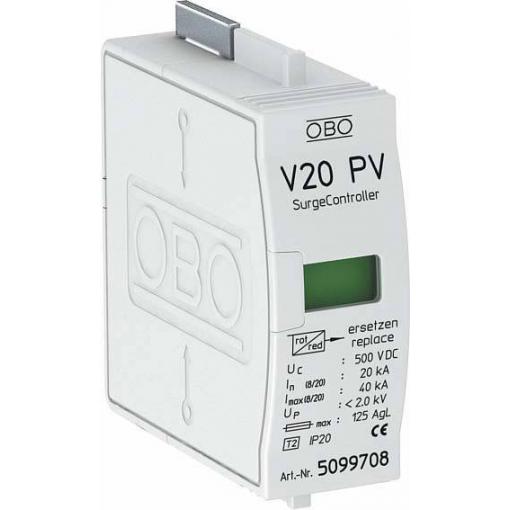 OBO Bettermann 5099708 V20-C 0-500PV svodič přepětí 20 kA 1 ks