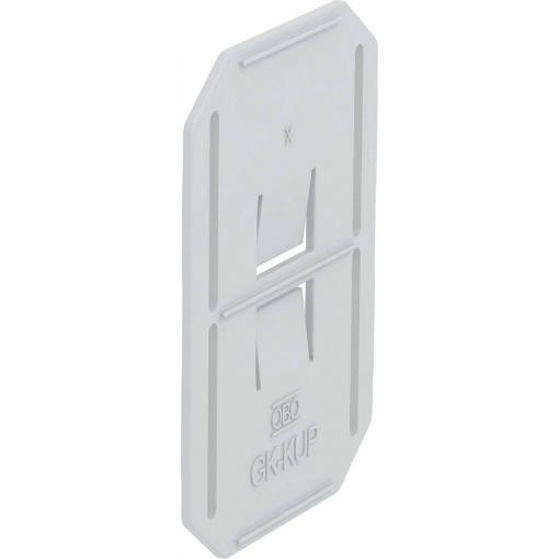 OBO Bettermann 6274650 montážní příslušenství (d x š) 90 mm x 64 mm 1 ks světle šedá