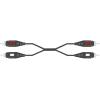 SpeaKa Professional SP-7869760 cinch audio kabel [2x cinch zástrčka - 2x cinch zástrčka] 0.50 m černá