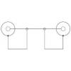 SpeaKa Professional SP-7869816 cinch audio adaptér [1x cinch zásuvka - 1x cinch zásuvka] černá