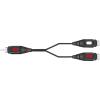 SpeaKa Professional SP-7869820 cinch audio Y adaptér [1x cinch zástrčka - 2x cinch zásuvka] černá