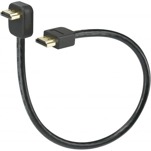 SpeaKa Professional HDMI kabel Zástrčka HDMI-A, Zástrčka HDMI-A 0.30 m černá SP-7870508 4K UHD, Audio Return Channel, pozlacené kontakty HDMI kabel