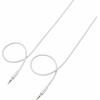 SpeaKa Professional SP-7870512 jack audio kabel [1x jack zástrčka 3,5 mm - 1x jack zástrčka 3,5 mm] 1.00 m bílá SuperSoft opletení