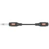SpeaKa Professional SP-7870632 jack audio prodlužovací kabel [1x jack zástrčka 6,3 mm - 1x jack zásuvka 6,3 mm] 5.00 m černá