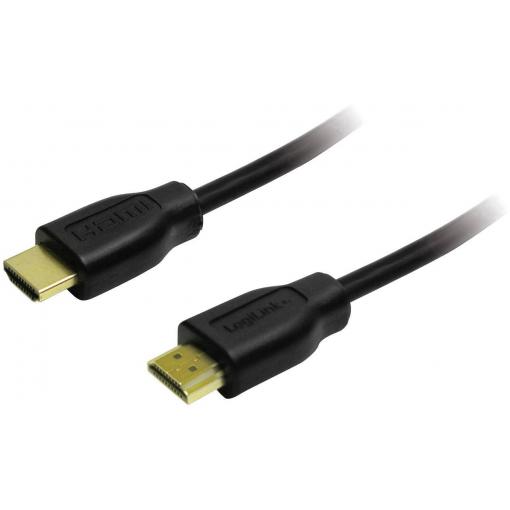 LogiLink HDMI kabel Zástrčka HDMI-A, Zástrčka HDMI-A 10.00 m černá CH0053 4K UHD HDMI kabel
