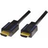 LogiLink HDMI kabel Zástrčka HDMI-A, Zástrčka HDMI-A 3.00 m černá CHB005 4K UHD HDMI kabel