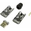 LogiLink CHP001 HDMI adaptér [1x kabel s otevřenými konci - 1x HDMI zástrčka] černá, stříbrná
