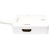LogiLink CV0045A HDMI adaptér [1x mini DisplayPort zástrčka - 1x DVI zásuvka 24+5pólová, HDMI zásuvka] bílá 15.00 cm