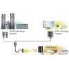 LogiLink CV0052A adaptér [1x HDMI zástrčka - 1x VGA zástrčka, cinch zástrčka] zlatá, černá 2.00 m