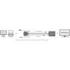 LogiLink CV0060 HDMI adaptér [1x VGA zástrčka - 1x HDMI zásuvka] černá 45.00 cm