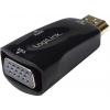 LogiLink CV0107 HDMI adaptér [1x HDMI zástrčka - 1x VGA zásuvka] černá 0 mm