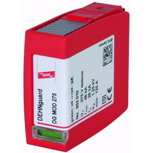 DEHN 952010 DG MOD 275 modul s přepěťovou ochranou Přepětová ochrana pro: rozvodná skříň 40 kA 1 ks