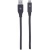 Manhattan USB kabel USB 3.2 Gen1 USB-A zástrčka, USB-C ® zástrčka 3.00 m černá 354981