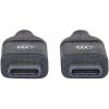 Manhattan USB kabel USB 3.2 Gen2 USB-C ® zástrčka, USB-C ® zástrčka 0.50 m černá 354899