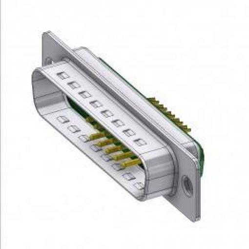 Deltron Connectors DTS 13W3 PZ/2 D-SUB hybridní konektor 180 ° Pólů: 13 1 ks