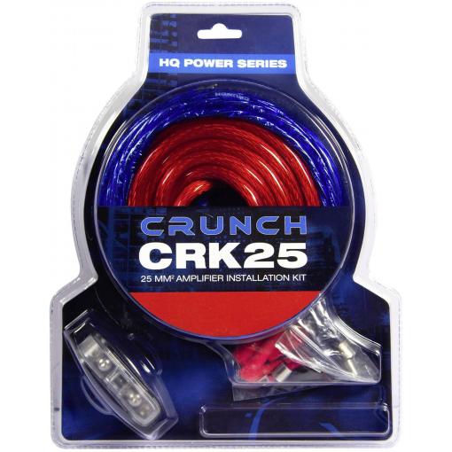 Crunch CRK25 sada pro připojení HiFi zesilovače do auta 25 mm²