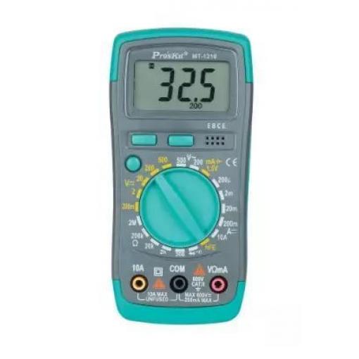 Digitální multimetr PROSKIT MT-1210, 500 V / 10 A