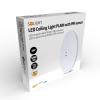Solight LED stropní světlo PLAIN s PIR sensorem, 18W, 1260lm, 3000K, kulaté, 33cm - WO776