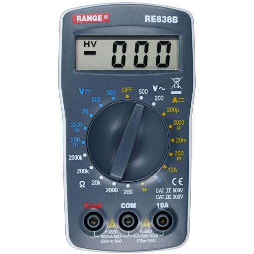 Multimetr RE838B RANGE s prozváněčkou