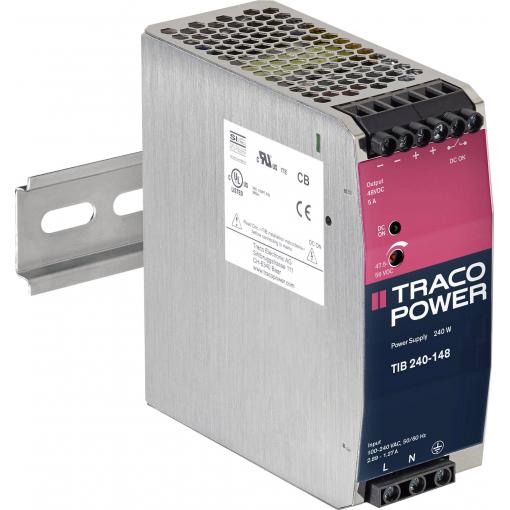 TracoPower TIB 240-148 síťový zdroj na DIN lištu +48.0 V/DC 5000 mA 240 W Počet výstupů:1 x Obsah 1 ks