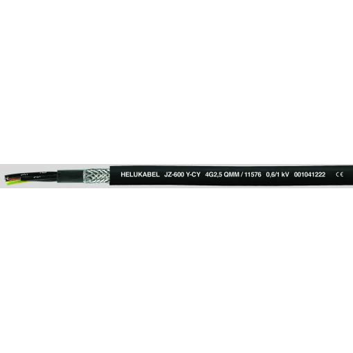 Helukabel JZ-600-Y-CY 11576 řídicí kabel 4 G 2.5 mm², 100 m, černá