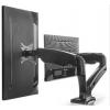 ICY BOX držák na stůl pro monitor IB-MS304-T, Monitorständer mit Tischhalterung für 2 Monitore bis zu 27’’ (68 cm) 2 Displej: (s) 68,6 cm (27) černá naklápěcí,