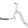 ICY BOX držák na zeď pro monitor IB-MS600-W, Sit-Stand-Workstation mit Wandhalter für ein Monitor bis zu 24 1 Displej: (s) 25,4 cm (10) - 61 cm (24) stříbrná,