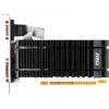 MSI Gaming grafická karta Nvidia GeForce GT710 2 GB GDDR3 RAM PCIe x8 HDMI™, DVI, VGA nízký profil, pasivní chlazení