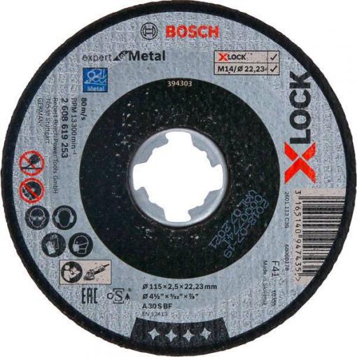 Bosch Accessories 2608619253 2608619253 řezný kotouč rovný 115 mm 1 ks kov
