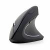 Gembird MUSW-ERGO-01 optická ergonomická myš, přenos bezdrátový, 6 tlačítko, 1600 dpi, černá