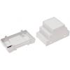 TRU COMPONENTS TC-7910772 pouzdro na DIN lištu 53 x 90 x 65 ABS-V0 šedá 1 ks