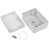 TRU COMPONENTS TC-7910812 univerzální pouzdro 88 x 64 x 42 ABS-PC světle šedá 1 ks
