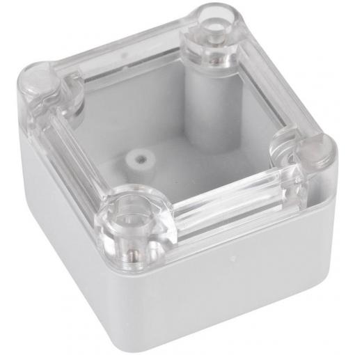 TRU COMPONENTS TC-7910848 univerzální pouzdro 51 x 49 x 36 ABS-PC šedá 1 ks