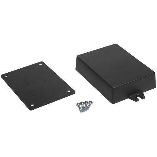 TRU COMPONENTS TC-7910916 Přírubové pouzdro 90 x 65 x 22 ABS černá 1 ks