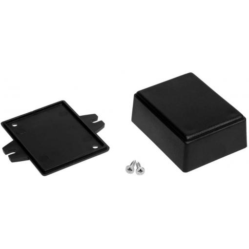 TRU COMPONENTS TC-7910920 Přírubové pouzdro 65 x 49 x 28 ABS černá 1 ks