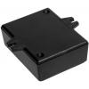 TRU COMPONENTS TC-7910928 Přírubové pouzdro 75 x 59 x 28 ABS černá 1 ks