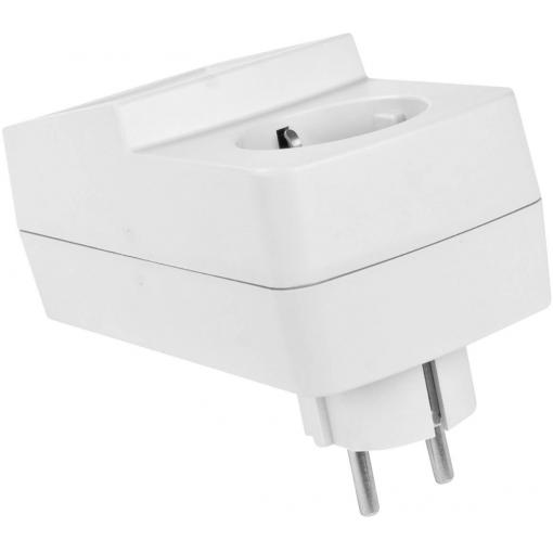 TRU COMPONENTS TC-7911084 pouzdro zástrčky 129 x 65 x 75 ABS šedá 1 ks