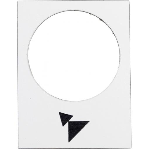 Schneider Electric ZB2BY4915 ZB2BY4915 štítek s popisem bílá 1 ks