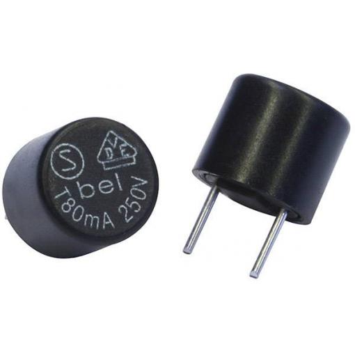 Belfuse MRT 100-BULK BEL Fuse Sicherung träge radial 100 mA mini pojistka THT 100.0 mA 250.0 V T pomalá 100 ks Tape on Full reel