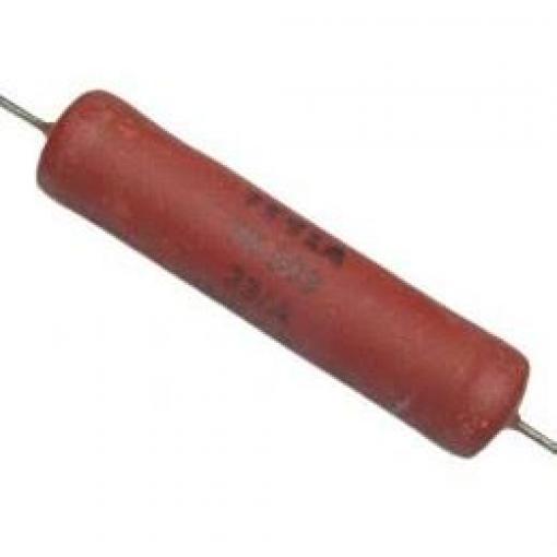 Výkonový drátový rezistor 2k2 TR509, 15 W, 50 × 12 mm