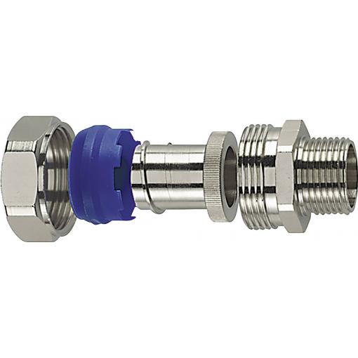 HellermannTyton 166-31406 PCS32-FMC-M32-NPB/PA6-ML hadicová spojka kov M32 rovná 1 ks